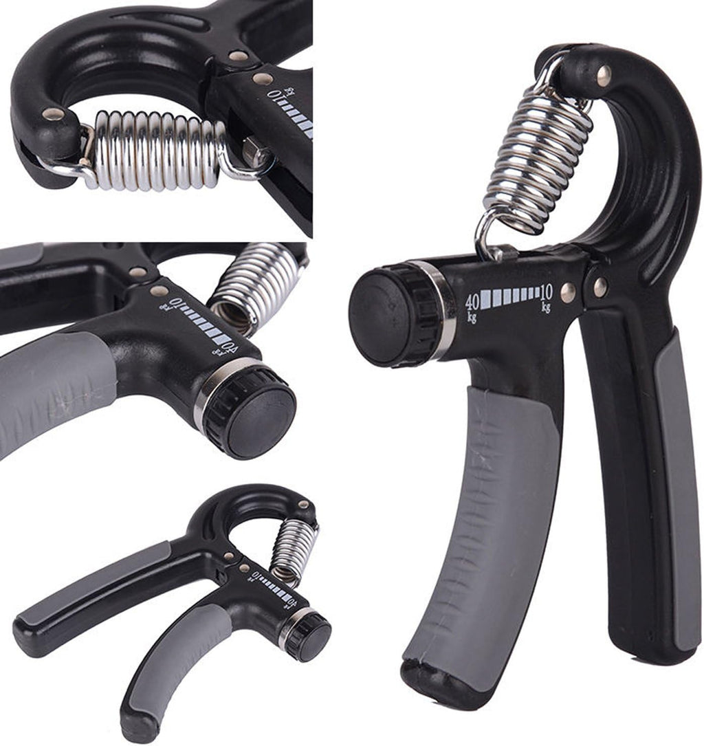 Adjustable Hand Grip Strengthener , 5-60KG Resistance, Compact Portable Grip Trainer for Muscle Fitness