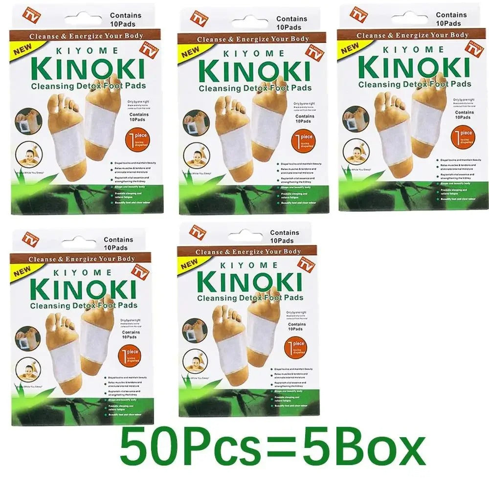 Original Kinoki Cleansing Detox Foot Pads Organic Herbal CIeansing Patches