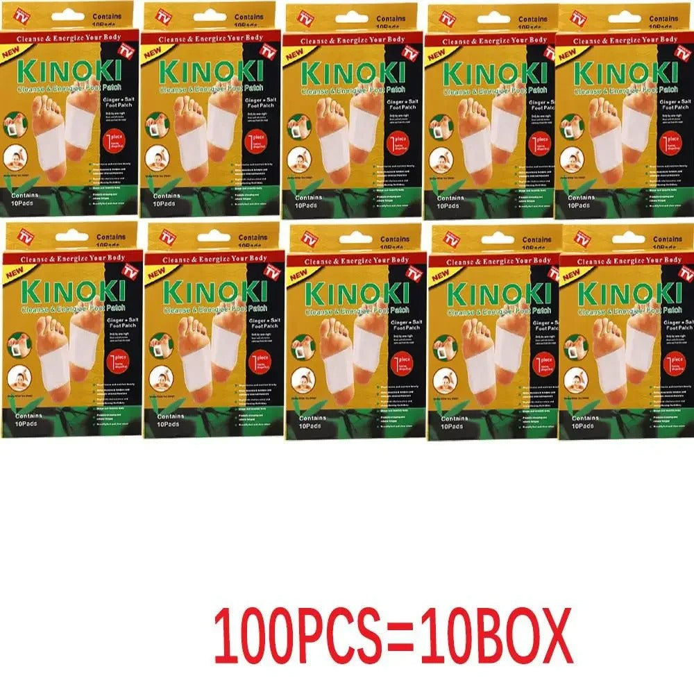 Original Kinoki Cleansing Detox Foot Pads Organic Herbal CIeansing Patches