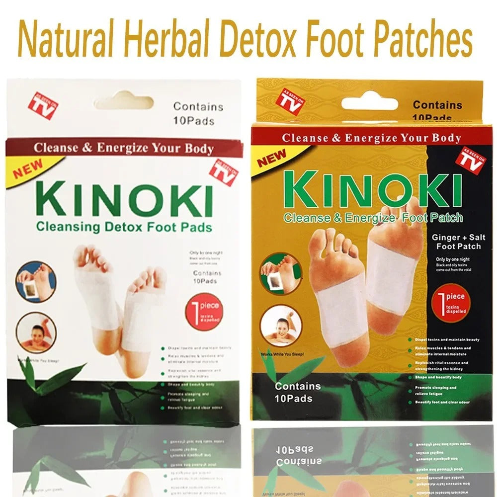 Original Kinoki Cleansing Detox Foot Pads Organic Herbal CIeansing Patches