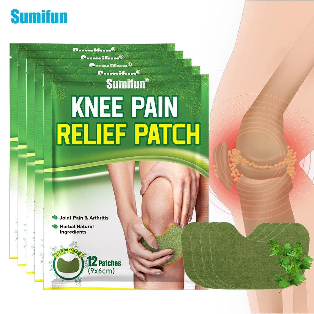 Knee Patch for Pain Relief | Chinese Herbal Plaster for Joint & Knee Pain | Body Muscle Stiffness Relief Aesthetic Patch