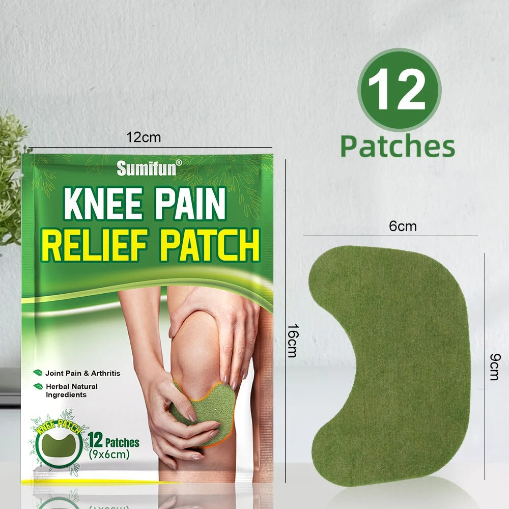 Knee Patch for Pain Relief | Chinese Herbal Plaster for Joint & Knee Pain | Body Muscle Stiffness Relief Aesthetic Patch